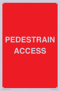 PEDESTRAIN ACCESS